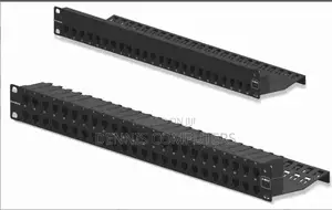 Siemon Z6as-PNL-U48k Zmax 48 Port 6a Shielded Patch Panel 1 RMS Blac