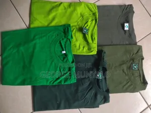 Green Cotton Multi Coloured Shirts