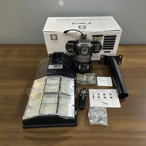 Maintenance Free 12mp 4g Solar CCTV Camera With Solar Street Light