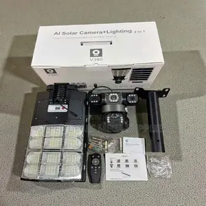 1080p Full Hd Resolution 12mp 4g Solar Camera With Solar Street Light
