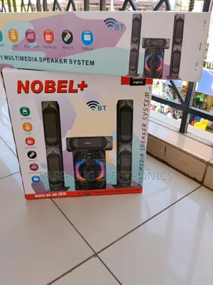 Nobel Tall Boy Speakers 55,000w Pmpo! Bluetooth Home Theatre - Nb 2070