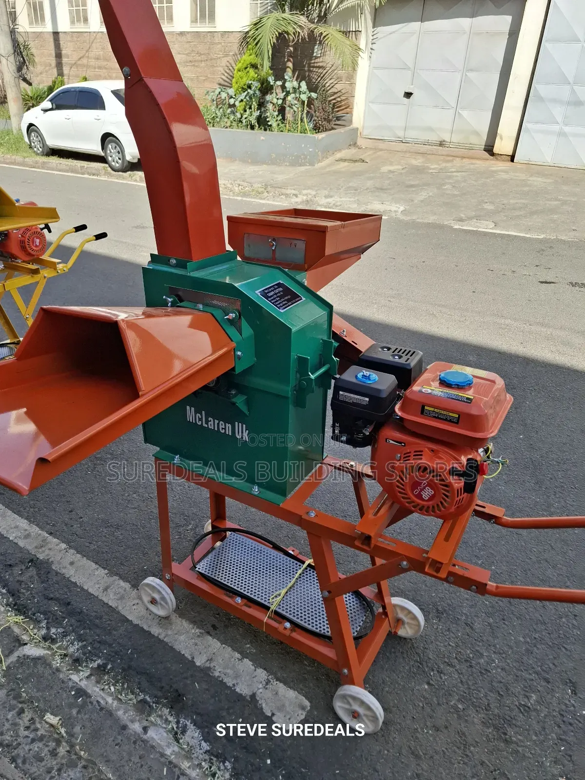 Feed Chopper / Chaff Cutter With 8hp Gasoline Engine