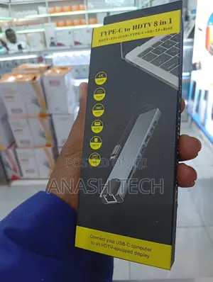 Type C to HDTV 8in 1 Usb Hub Docking Station Available.