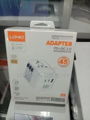 Ldnio 3 Usb Ports 45w Gan Travel Adapter Z8