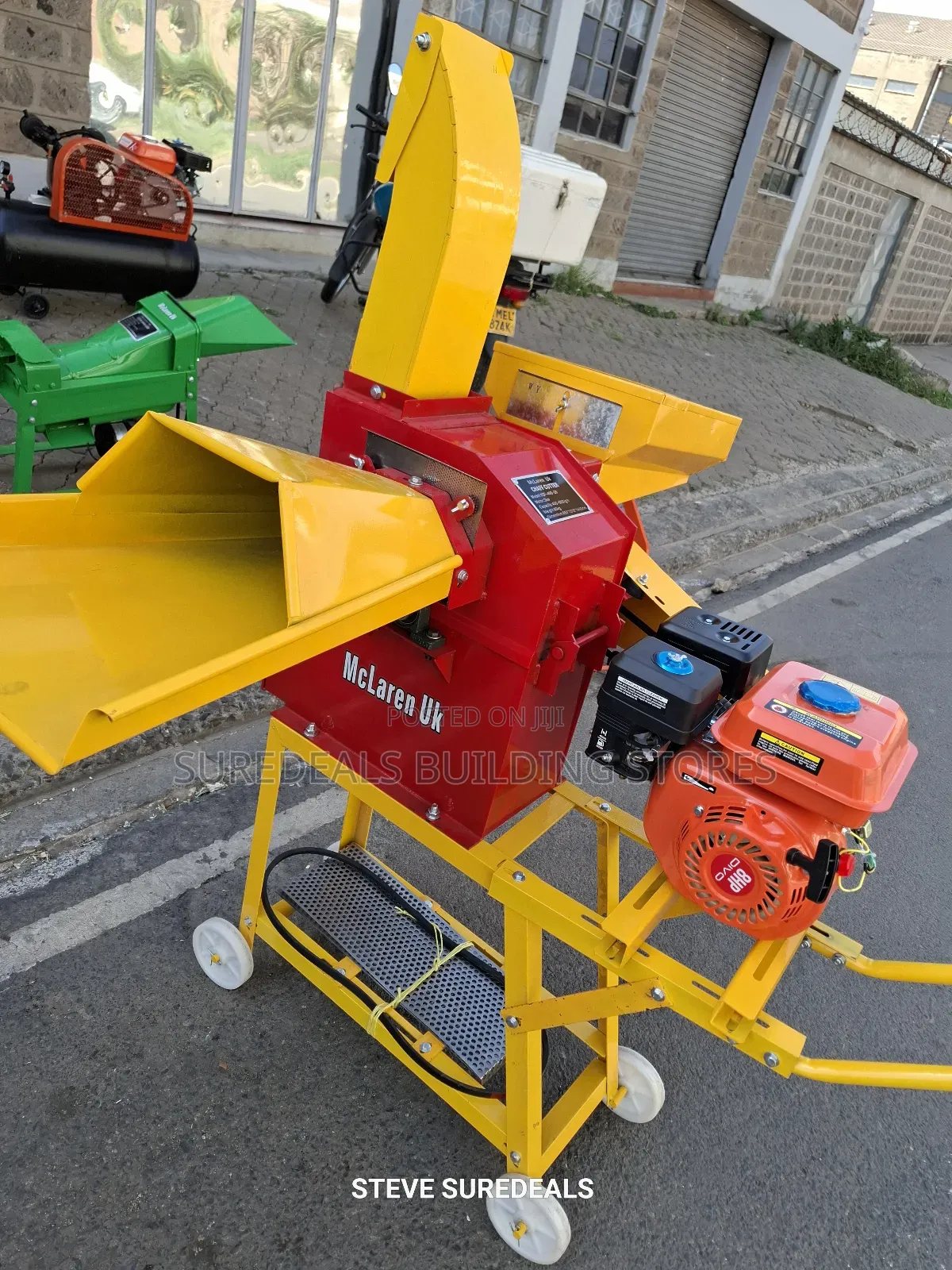 Multipurpose Feed Chopper Machine With 8hp Petrol Engine.