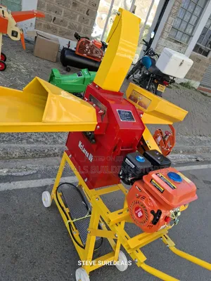 Multipurpose Feed Chopper Machine With 8hp Petrol Engine.