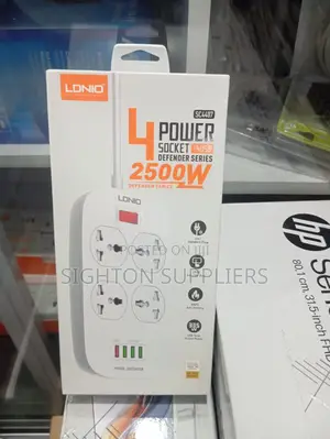 Ldnio 4 Ac Outlets Universal Power Extension Cable (Sc4407)