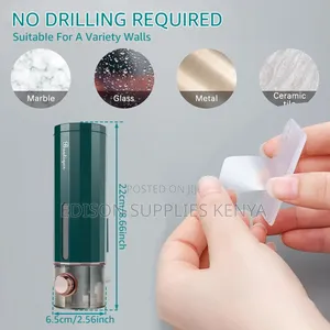 Soap Dispenser Wt Stick-on Tape Shampoo Hand Wash Sanitizer Dispensers