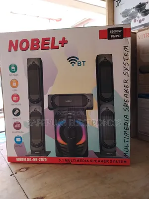Wireless Nobel Tall Boy Speakers - Pmpo Bt Home Theater 2070