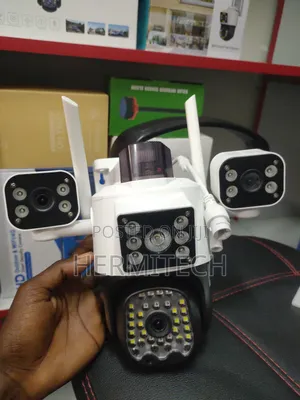 Tripple Lens Wifi Model With Alarm Siren and Ethernet Port