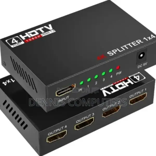 Hdmi Splitter 1×4 Ports 4 Port 1080p
