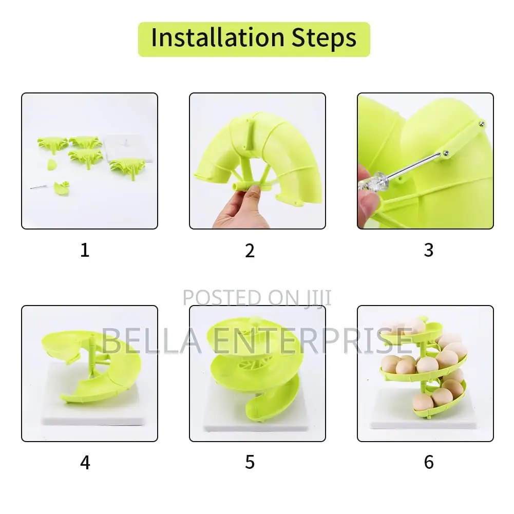 Sliding Spiral Egg Holder / Fruit Holder
