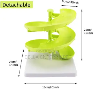 Sliding Spiral Egg Holder / Fruit Holder