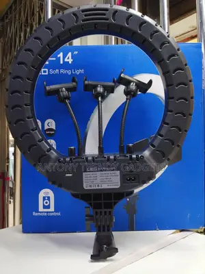14′′ Led Soft Ring Light With Phone Holders & Stand