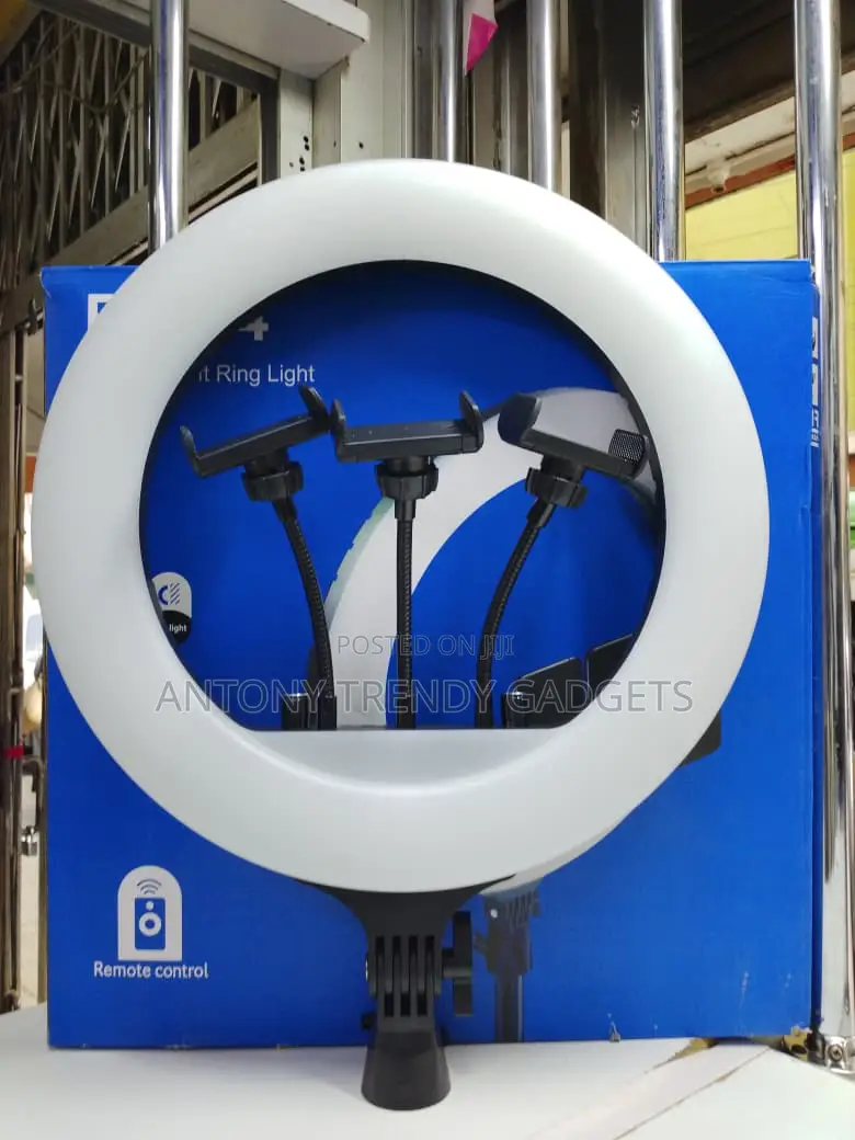 14′′ Led Soft Ring Light With Phone Holders & Stand