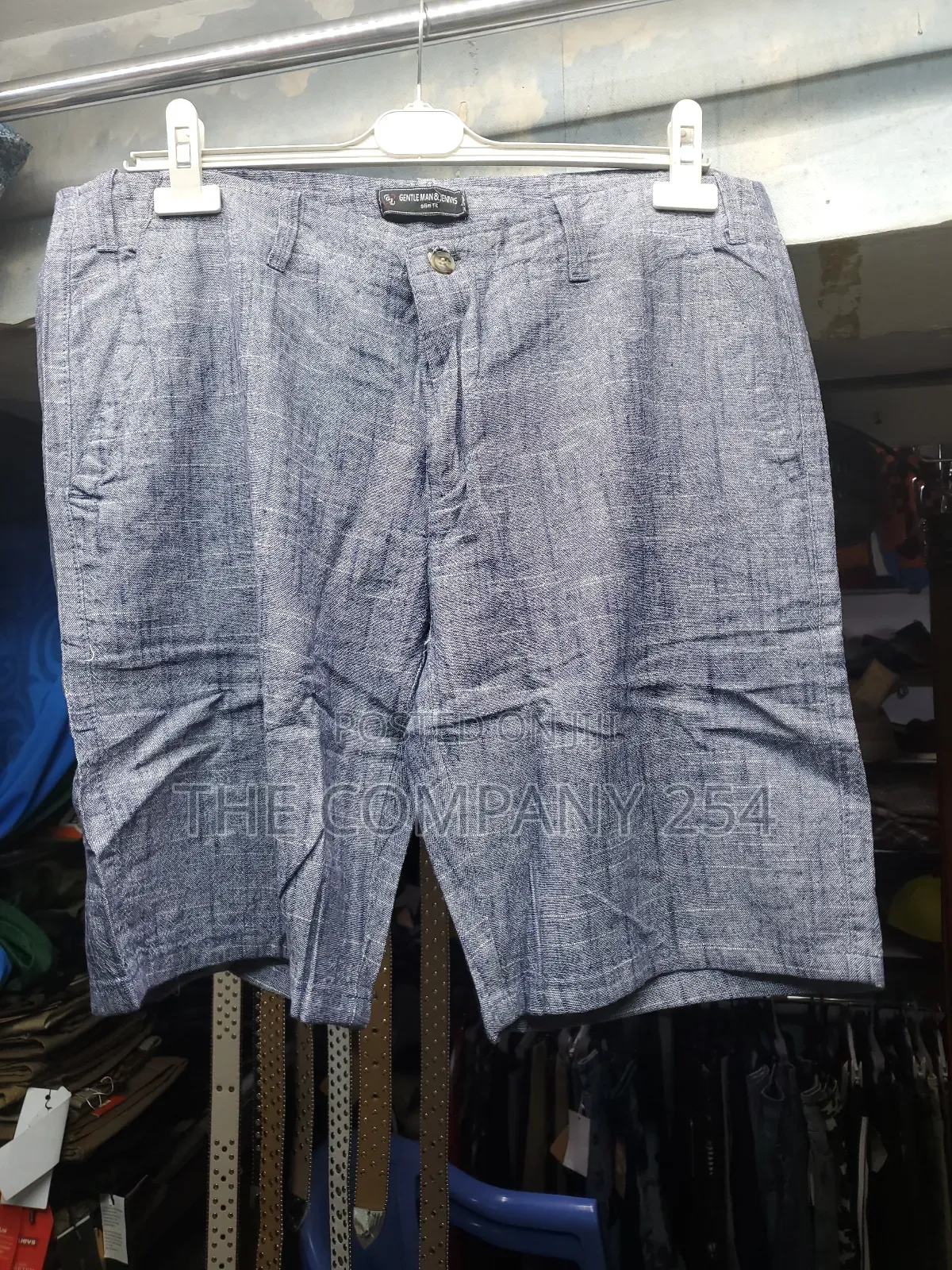 Quality Cotton Men Casual Plain Linen Shorts