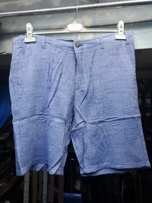 Quality Cotton Men Casual Plain Linen Shorts