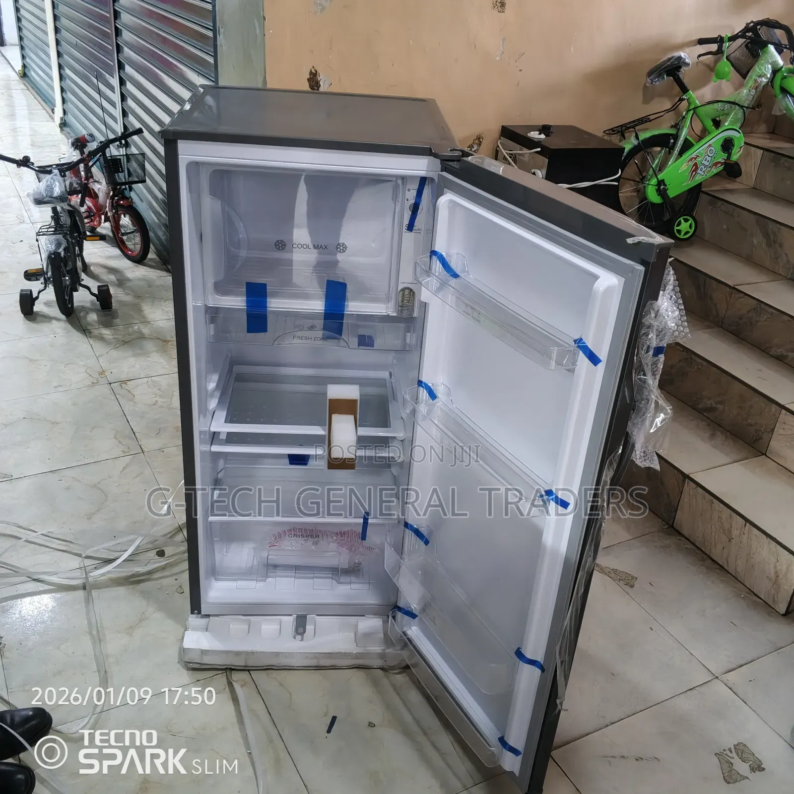 Smartpro 150l Extra Large Single Door Direct Cool Refrigerator