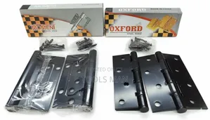 Hinge. Black Door Hinges-Pair. 4 Inch