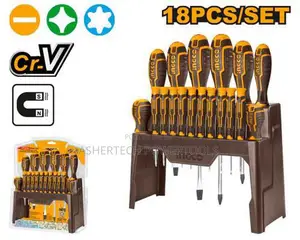 Ingco Hksd1828 18 PCS Screwdriver and Precision Screwdriver Set