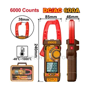 Ingco Dcm66002 Dc/Ac Clamp Meter 600a