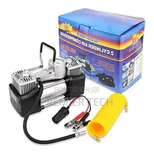 Portable Air Double Cylinder Compressor -Heavy Duty