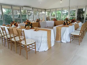 Dressed Tables for Hire, Clean Chairs/Seats,Hire Tents Also, Rentals