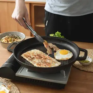 30 Cm Non-Stick Cast Iron Skillet With Dual Handles.