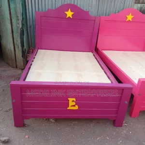 Girls Colour 3.5*6 Kids Beds Twin Solid