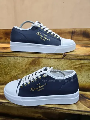 Fully Boxed Black Santoni Casual Shoe