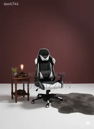 Swivel Gaming Chair With Neck Support