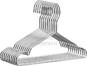 10pc Pack of Stainless Steel Hangers