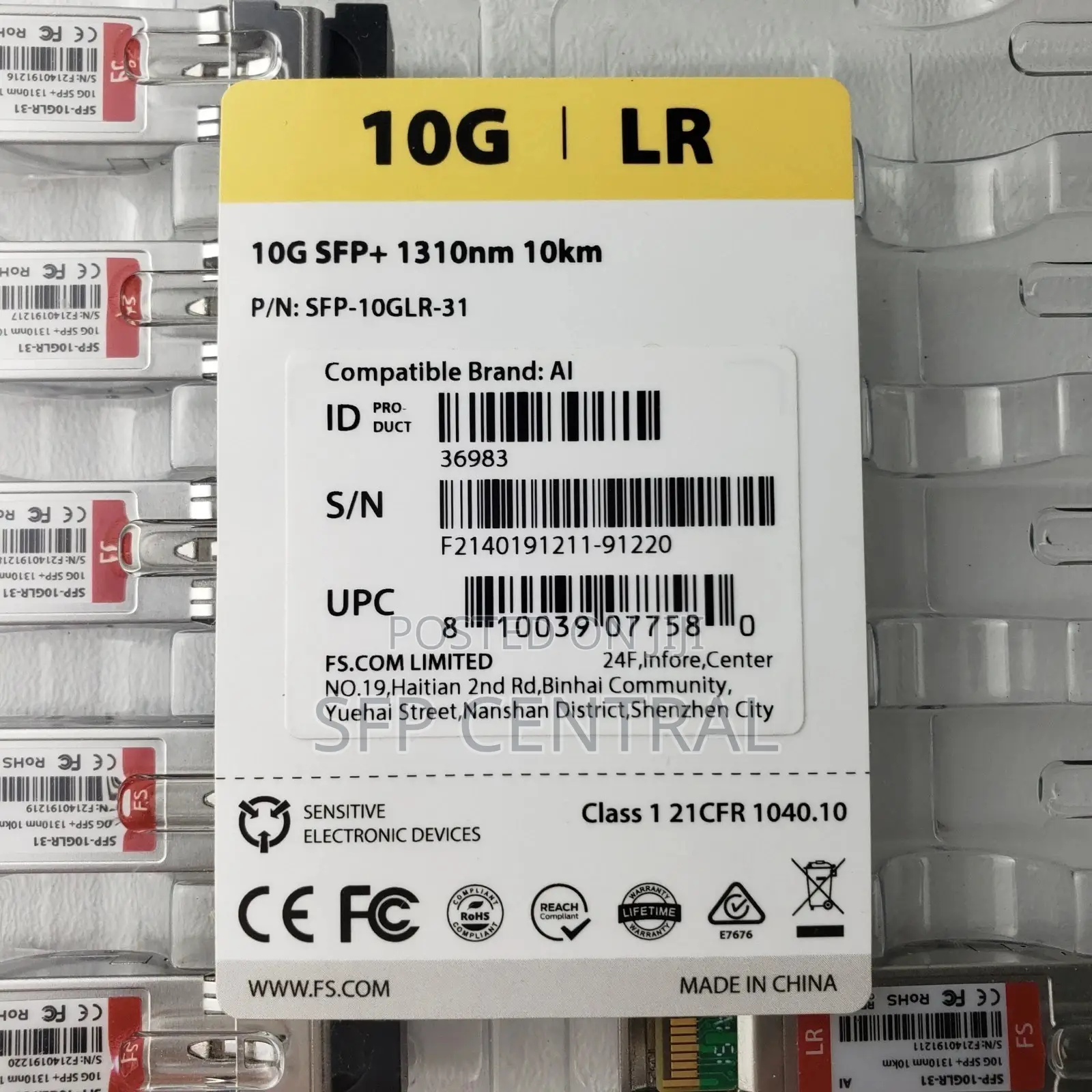 Fs 10g Sfp+ Lr Transceiver Modules