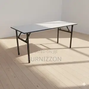 Heavy Duty 1.8m X 0.6m Wooden Rectangular Folding Table