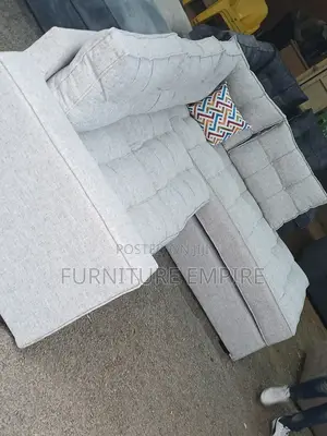 Clear 6 Seater L Sofa