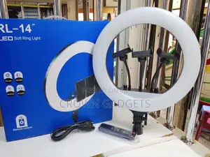 Adjustable Rl-14 Ring Light for Makeup, Video Streaming