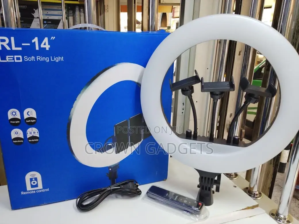 Adjustable Rl-14 Ring Light for Makeup, Video Streaming