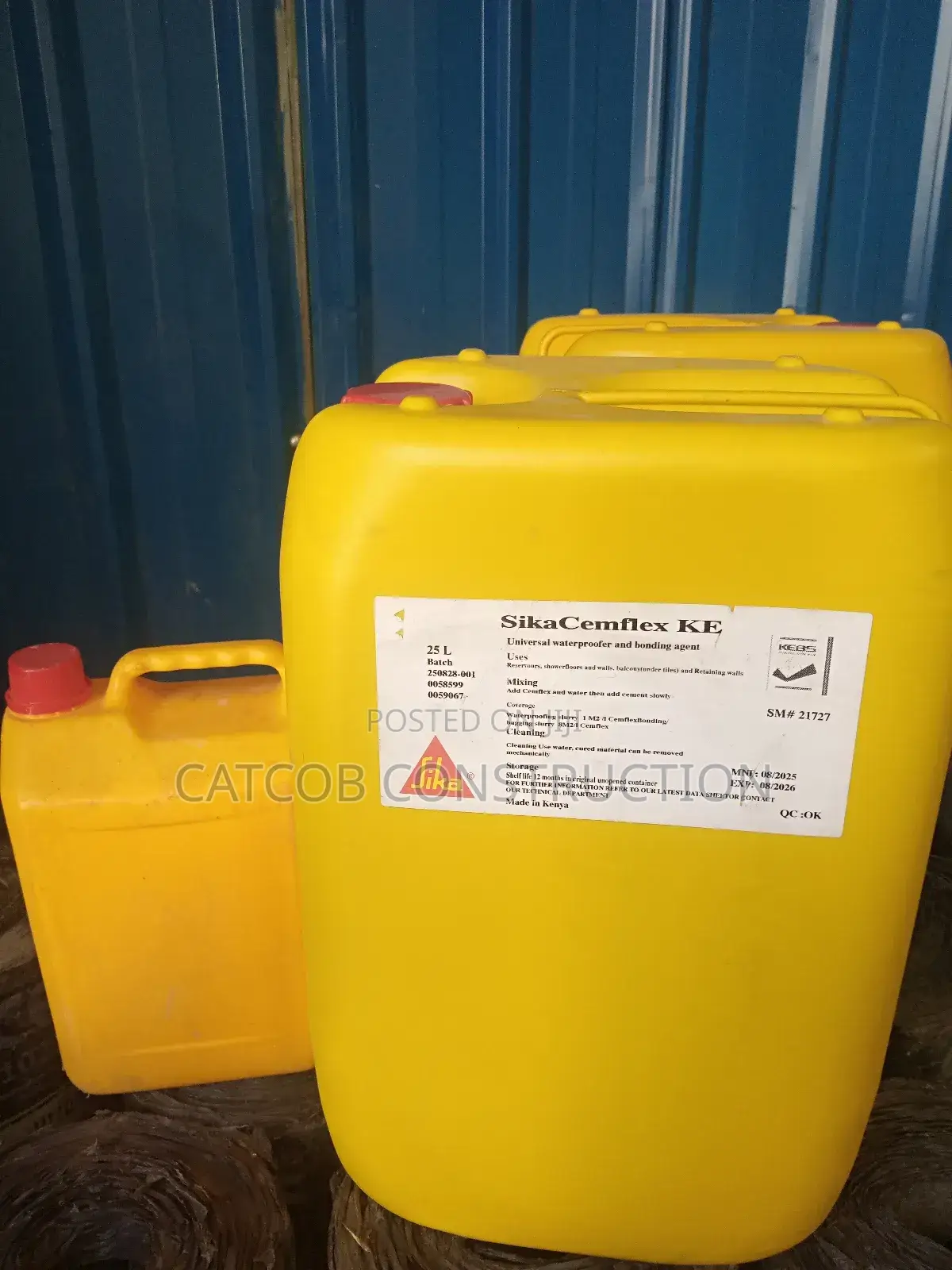Sika Cemflex Integral Waterproofing Admixture for Concrete Mortar