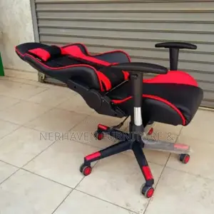 Premium High-Back Gaming Chair With Lumbar Support