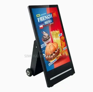 Portable Outdoor Digital Signage 55" , With Battery Ip65 Waterproof
