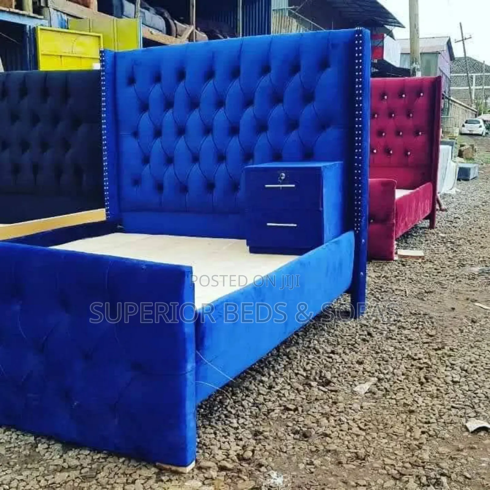 Upholstered Bed 5 by 6