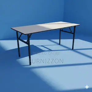 1.8m X 0.6m Wooden Rectangular Folding Table