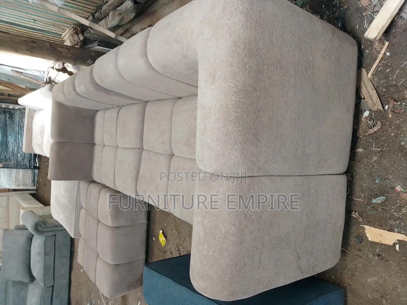 Modern 6 Seater Bubble L Sofa