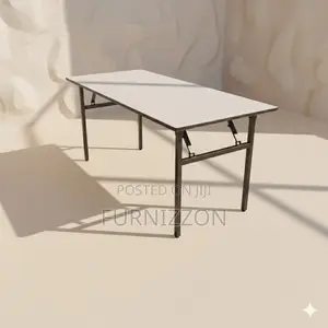Premium 1.5m × 0.76m Wooden Rectangular Foldable Table