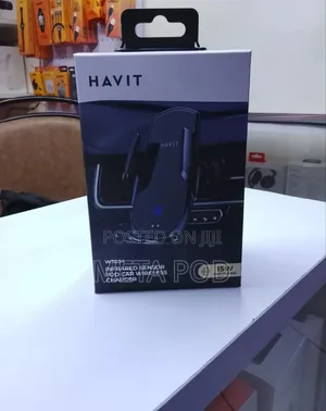 Havit W3034 15w Car Wireless Charger Phone Holder