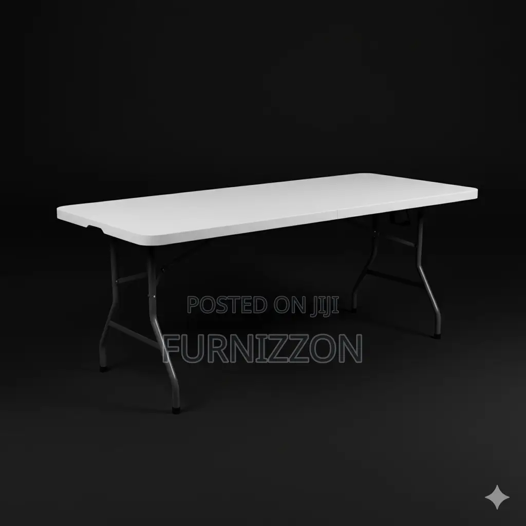 Plastic Rectangular Foldable Table – Lightweight Durable