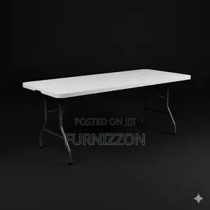 Plastic Rectangular Foldable Table – Lightweight Durable