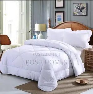 White Satin White Duvet Set