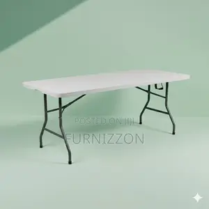 Modern 1.5m Plastic Rectangular Folding Table