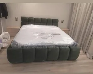 Upholstered Block Bed Size 5 by 6.